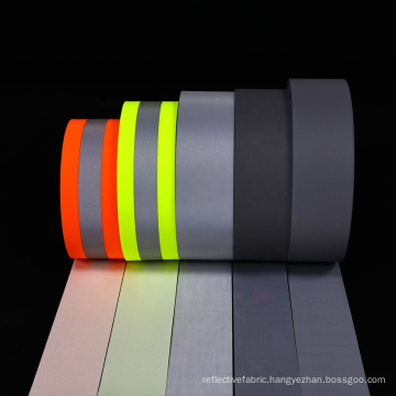 Hi vis reflective polyester safety fabric for clothing